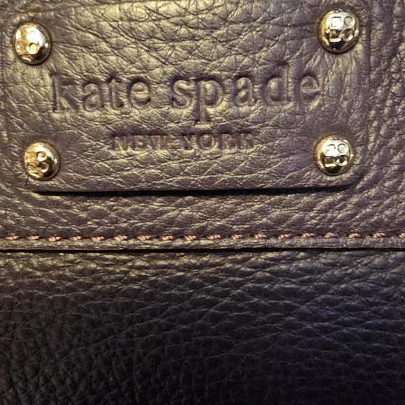Kate Spade Elegant Purple Leather Handbag - Picture 4 of 4